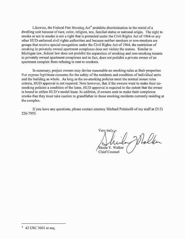 Indoor Smoking Regulations In Public Housing